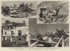西考斯旋风的影响（版画） 作者 英语学校