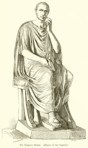 皇帝Decius。 （国会大厦的雕像） 作者 英语学校