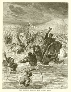 英国人通过了索姆，1346年 作者 英语学校