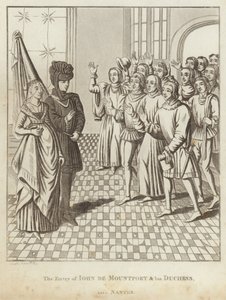 Iohn de Mountfort和他的公爵夫人进入南特 作者 英语学校