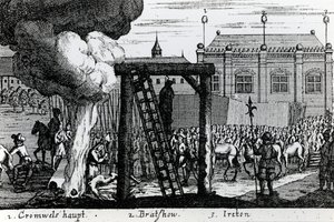 执行Oliver Cromwell，John Bradshaw和Henry Ireton，第166-1页 作者 英语学校
