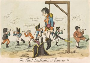 欧洲的最终和平！！，酒吧。 1803（手工彩色雕刻） 作者 英语学校