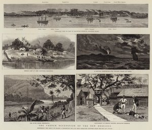 法国占领新赫布里底群岛（版画） 作者 英语学校