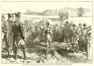 法国专员前来为本地治里投降（1761年） 作者 英语学校