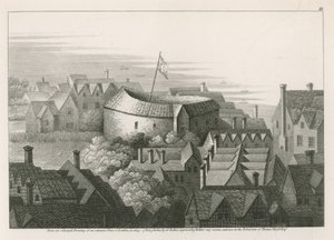 环球剧院，Bankside，Southwark，伦敦 作者 英语学校
