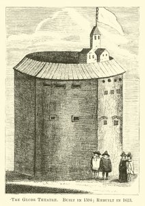 环球剧院，建于1594年;重建于1613年 作者 英语学校