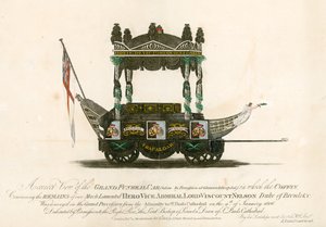 海军上将勋爵纳尔逊的大葬礼车 作者 英语学校