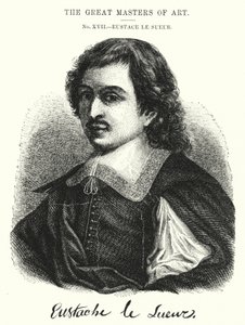 艺术大师尤斯塔斯-勒苏尔（雕刻）（The Great Master of Art, Eustace Le Sueur）。 作者 英语学校