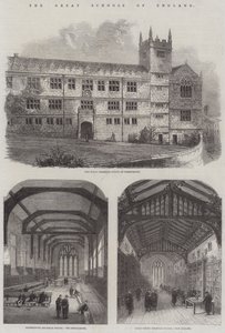 英国的伟大学校（版画） 作者 英语学校