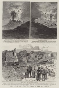 新西兰的大火山爆发，我（版画） 作者 英语学校