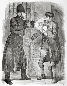 惯犯 "疗法，发表于1869年4月8日的《庞克》杂志（雕刻）。 作者 英语学校