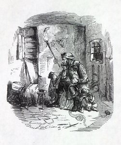 Rick-Burner的故乡，1844年的“Punch”插图 作者 英语学校