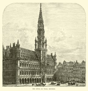 Hotel de Ville，布鲁塞尔 作者 英语学校