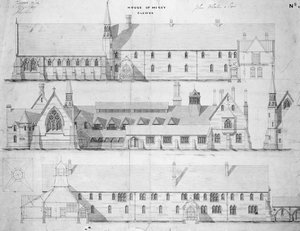 慈悲之家，Clewer，c.1853 作者 英语学校