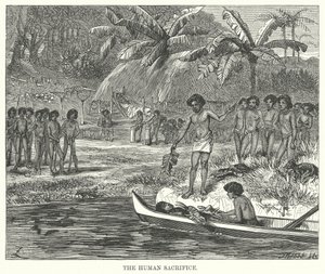 人类的牺牲（雕刻） 作者 英语学校