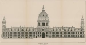 帝国学院，由AW Blomfield设计 作者 英语学校