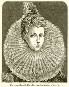 Infanta Isabella Clara Eugenia，奥地利大公 作者 英语学校