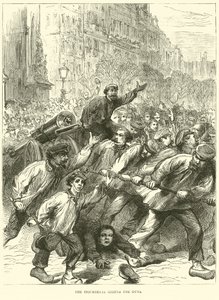 叛乱者夺取枪支，1871年3月 作者 英语学校