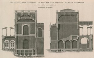 1871年国际展览：南肯辛顿的新建筑 作者 英语学校