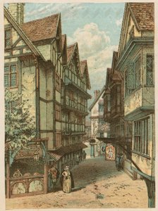 1884年南肯辛顿国际健康展：伦敦老街 作者 英语学校