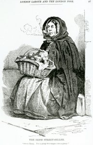 爱尔兰街头卖家，1840年 作者 英语学校