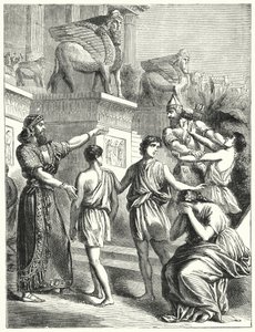 巴比伦的犹太人（版画） 作者 英语学校