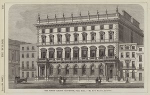小卡尔顿俱乐部大楼，Pall Mall，建筑师David Brandon先生（雕刻）。 作者 英语学校