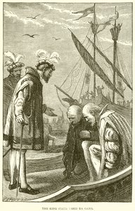 国王访问Vasco da Gama 作者 英语学校