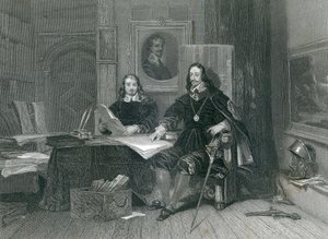牛津的国王和海德，由J. T Willmore，1844年 作者 英语学校