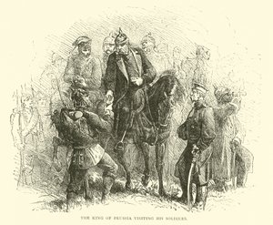 1870年8月，普鲁士国王访问他的士兵 作者 英语学校