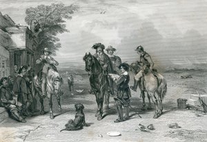 弗雷德里克镌刻的“苏格兰之旅”中的国王。 T. Heath，1844 作者 英语学校