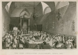 国王在1831年4月在上议院进行议会 作者 英语学校