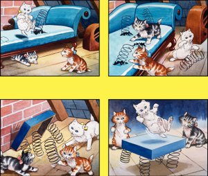 小猫的蹦床 作者 英语学校