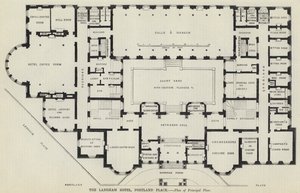 The Langham Hotel, Portland Place (engraving) 作者 英语学校