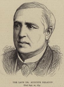 The Late Dr Auguste Nelaton (engraving) 作者 英语学校