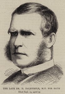 The Late Dr D Dalrymple, MP for Bath (engraving) 作者 英语学校