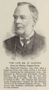 The Late Mr N Clayton (engraving) 作者 英语学校