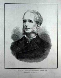 1882年5月13日，“伦敦新闻画报”的爱尔兰副秘书长TH Burke先生 作者 英语学校