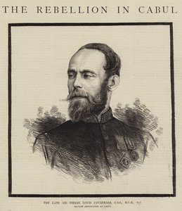 已故的 Pierre Louis Cavagnari 爵士，CSI，KCB，VC（雕刻） 作者 英语学校
