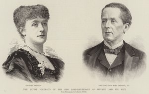 The Latest Portraits of the New Lord-Lieutenant of Ireland and his Wife (engraving) 作者 英语学校