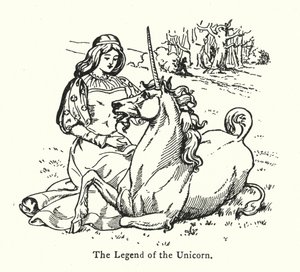 The Legend of the Unicorn (engraving) 作者 英语学校