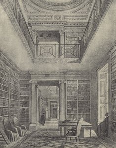 图书馆，1844年（凹版印刷） 作者 英语学校