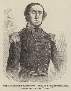 Livingstone Expedition，Norman B Bedingfeld，RN，“珍珠”指挥官（雕刻） 作者 英语学校