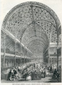 伦敦水晶宫，摄政马戏团，牛津街，1858年 作者 英语学校