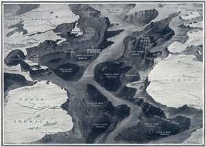 失落的泰坦尼克号--她躺在大西洋的地方，来自《球体》，1912年4月27日（平版）（450820的细节）。 作者 英语学校