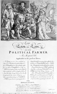 爱情中的里昂或政治农民，1738年 作者 英语学校