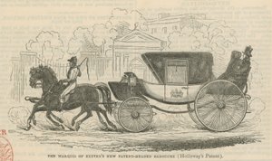 Marquis of Exeters新的以专利为首的Barouche 作者 英语学校
