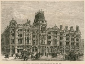 Mercers Companys新建筑物，Cheapside，伦敦 作者 英语学校