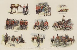 The Military Manoeuvres, Notes in and about the Camps (chromolitho) 作者 英语学校