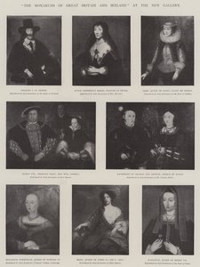 新画廊的“大不列颠和爱尔兰君主”（石版画） 作者 英语学校